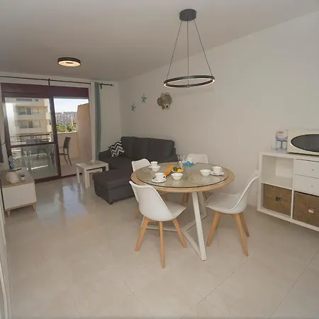 公寓 Topacio 3 En Prim43ra Linea De La Playa En Con Buenas Vistas