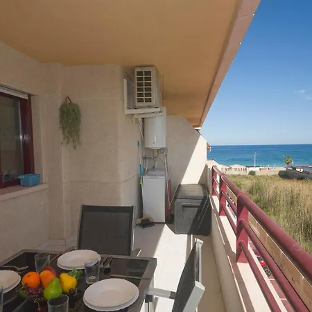公寓 Topacio 3 En Prim43ra Linea De La Playa En Con Buenas Vistas